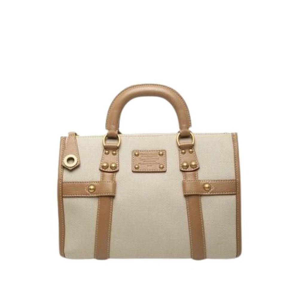 Louis Vuitton Vintage Pre-owned Vintage Håndtaske - Vintage - Dame - Beige - ONE SIZE - Læder