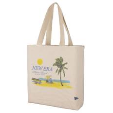 New Era - PALM Graphic Tote Bag - Light Beige