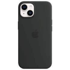Original Apple iPhone 14 Silikone Bagside Cover m. MagSafe - Midnight (MW5R3ZM/A)