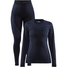 Craft - Core Dry Fuseknit skiundertøj - Dame  - S  - Sort