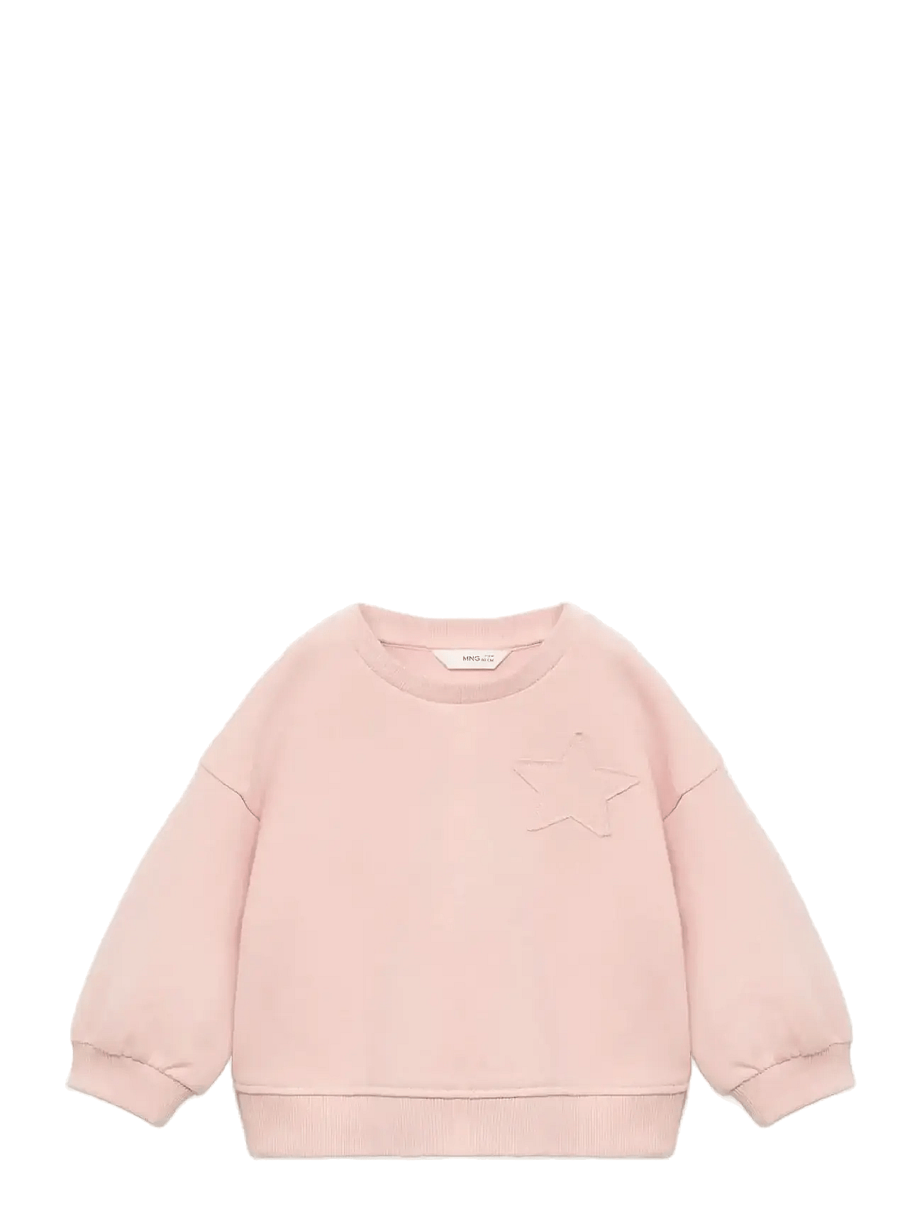 MANGO Sweatshirt With Embroidered Star | Pink | 3-4