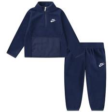 Nike Fleeceset - Livsstil - Midnight Marinblå - Nike - 4 år (104) - Fleecebyxor