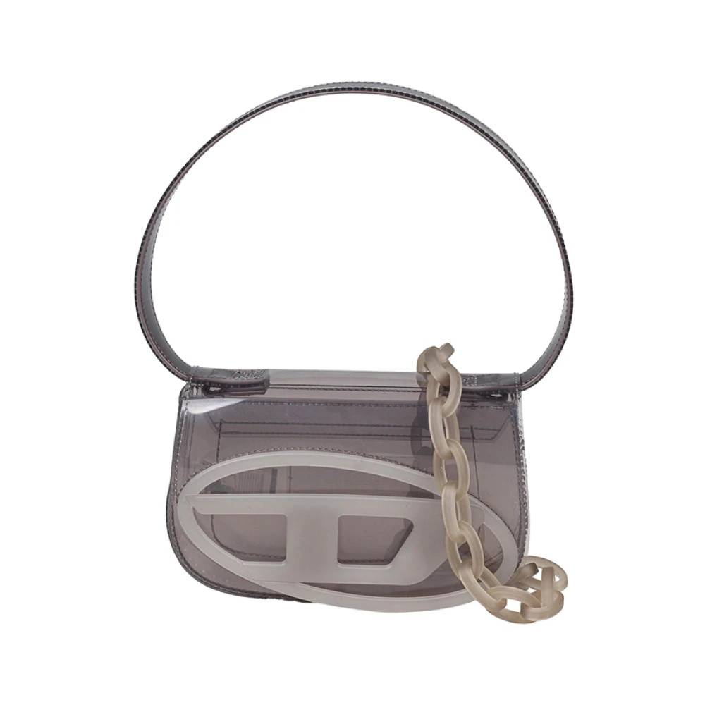Diesel 1DR-Iconic Skuldertaske - Tasker - Dame - Grå - ONE SIZE - Uld