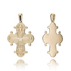Dagmarkors i 8 karat guld - 25x21 mm - Blank