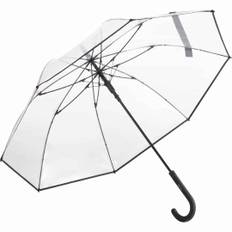 Klassisk transparent paraply hold regnen væk med stil - Nevada Transparent sort
