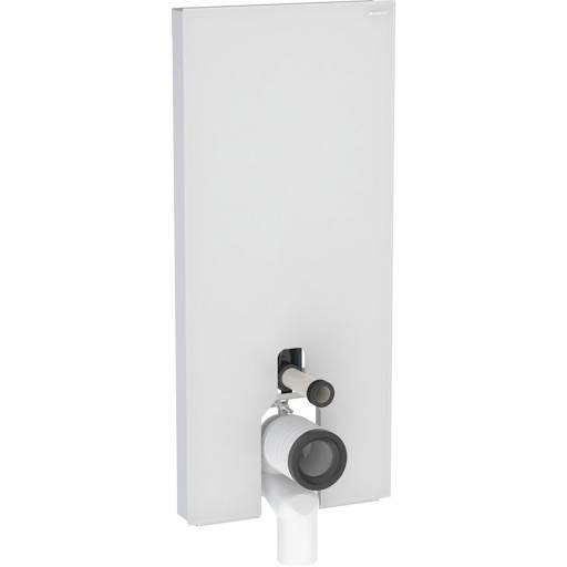 Geberit Monolith Plus cistern för back-to-wall toalett, 114 cm, vitt glas