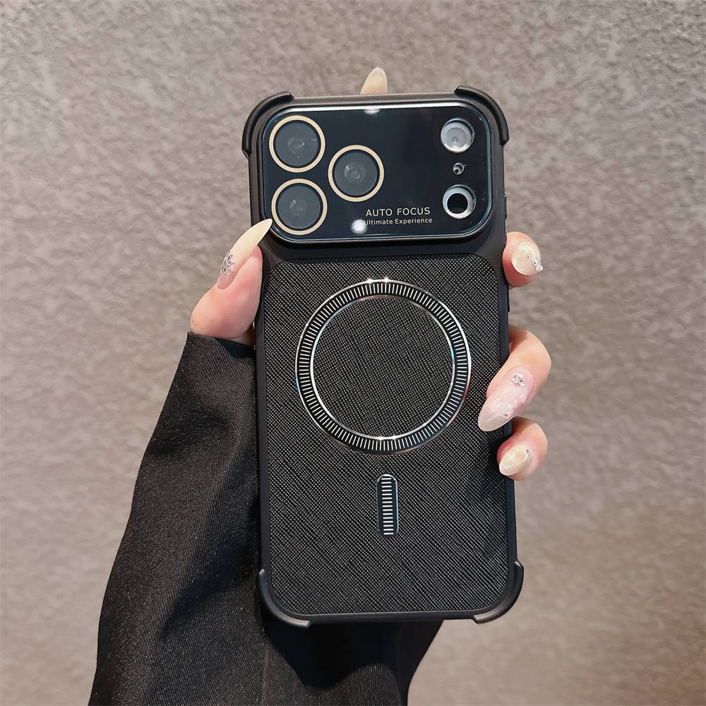 Luxury Wireless Charging Magnetic For Magsafe Case For Apple iPhone 17 16 15 14 Pro Max Camera Lens Proteciton Shockproof Cover