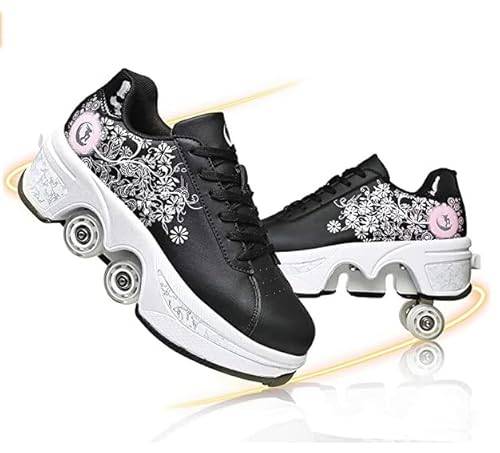 Skor Med Hjul - Rullskor, Skateboardskor, Rullskridskor, Sportskor, Löparskor, Sneakers för Flickor och Kvinnor