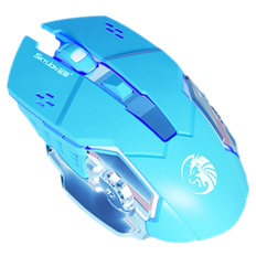 Gamer Mus RGB SkyLion - Lyseblå