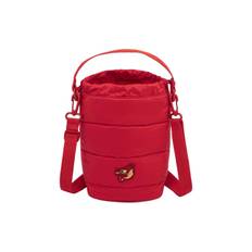 New LiNing Sports Life Collection Polyester Bucket Bag, Shoulder Bag, Crossbody Bag Regular Unisex Vermilion ABDU011-2 14.0*14.0*20.1CM
