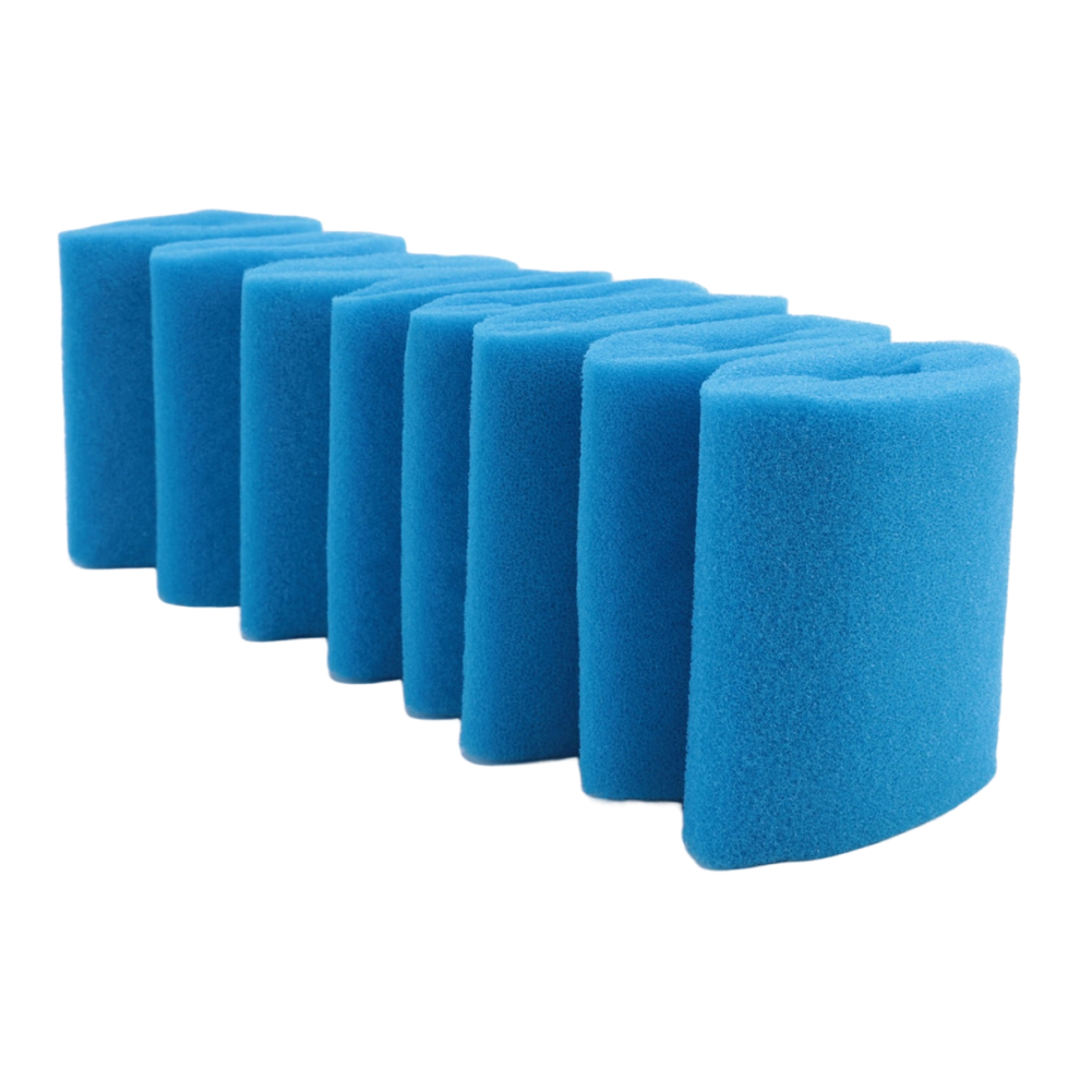 8 stk. poolfilter til type H, udskiftningsfilter skumsvamp