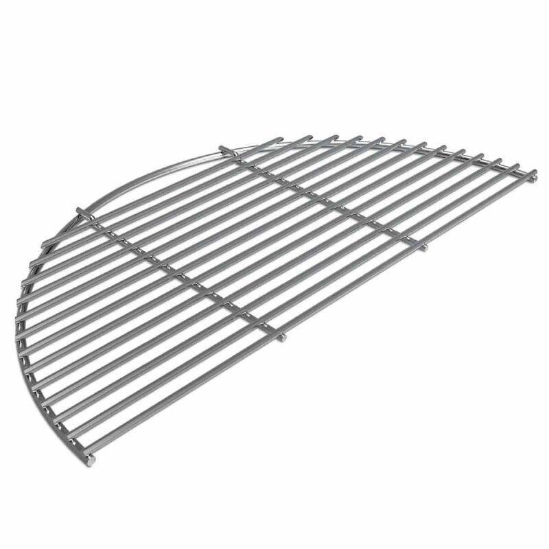 Big Green Egg gitter i rustfrit stål | halvcirkelformet til store