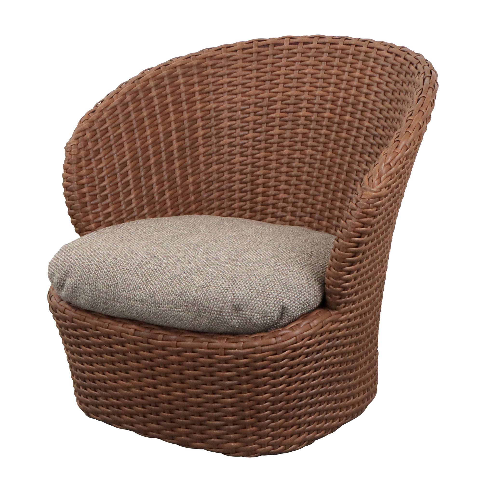 Coast loungestol Umber Brown Light brown, Cane-line Rise.