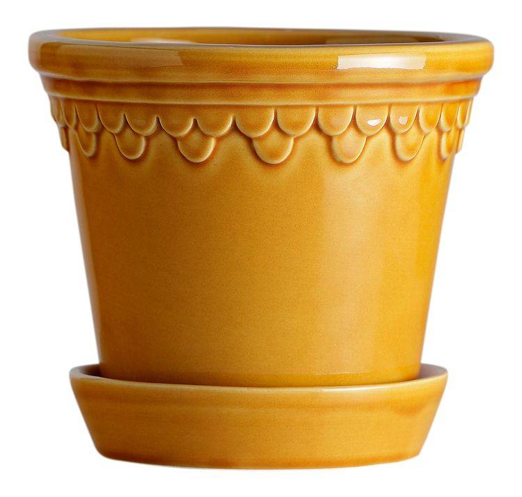 Bergs Potter -  Copenhagen - Yellow Glazed: 18cm Diameter