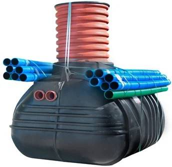 Wavin slamavskiljare 2000 L med infiltrationspaket