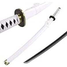 Roronoa Zoro Svärd For One Piece Anime Cosplay Blade Svärd，Handgjord Halloween Prop Trämodell Svärd Ninja Vapen Svärdleksak För Barn (storlek: 104cm/40.9in)(1pcs, Ichimonji)