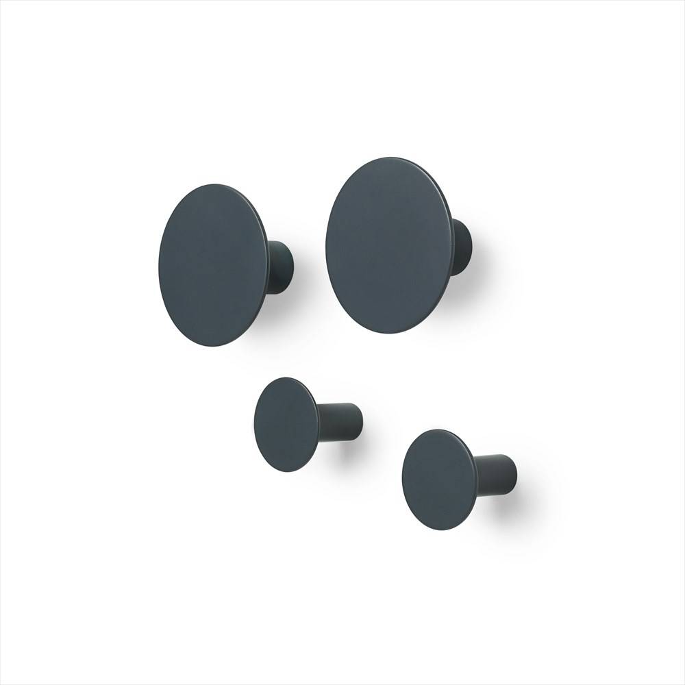 Blomus – PONTO Väggkrokar Set/4, Gunmetal