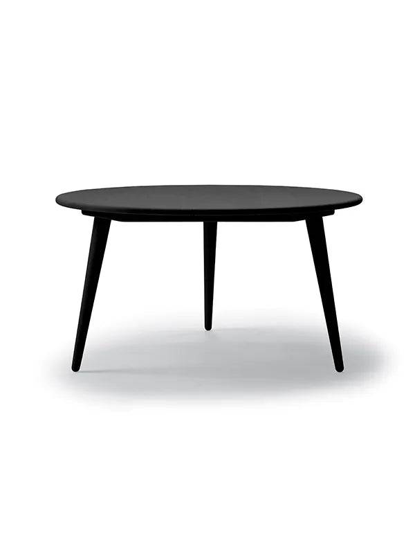 CH008 Sofabord fra Carl Hansen & Søn Ø: 78 x H: 44 cm / Eg / Sort - Jacobsen Plus