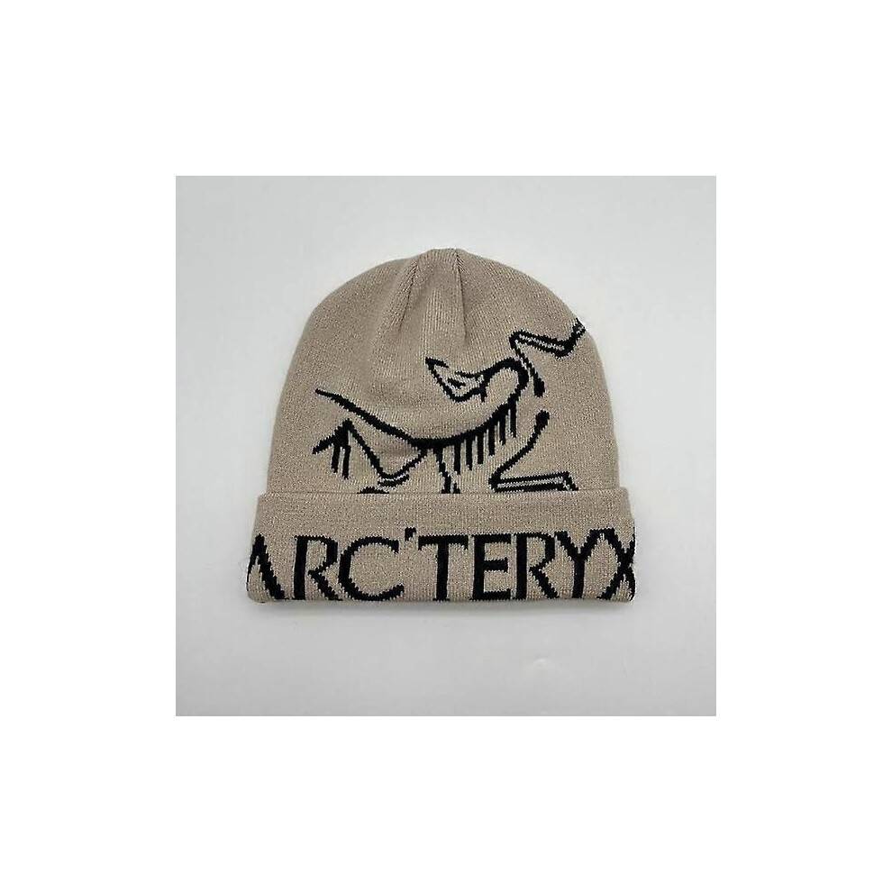 (khaki) Arc'teryx Bird Word Toque Gray Void Wool Beanie Unisex Warm Winter Light gray