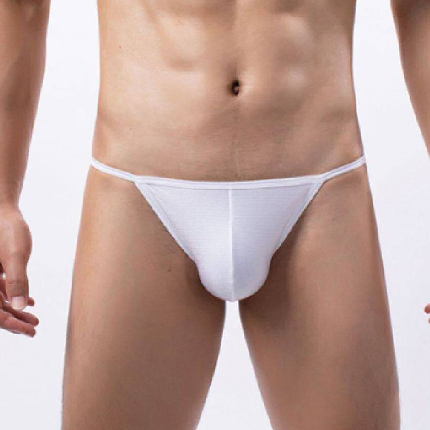 Men Fashion Show Mankini Soft Material Panty XL Hvid
