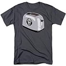 Battlestar Galactica Frakkin Toaster Cylon Charcoal Adult T-shirt Grey 3XL