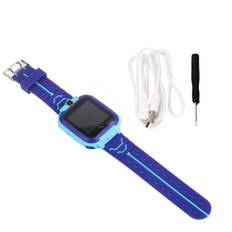 Q12 Children Intelligent Positioning Watch Waterproof 1.4inch Color Screen Smartwatch(Blue)