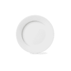 Lyngby Porcelæn Rhombe Tallerken Ø23 cm hvid | Køb her