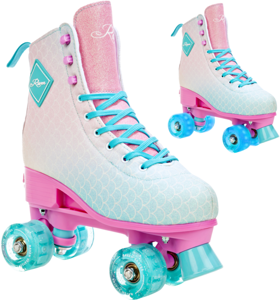 Raven Mides Rullskridskor (all Led Wheels) Inlines Mint/rosa - 35-38