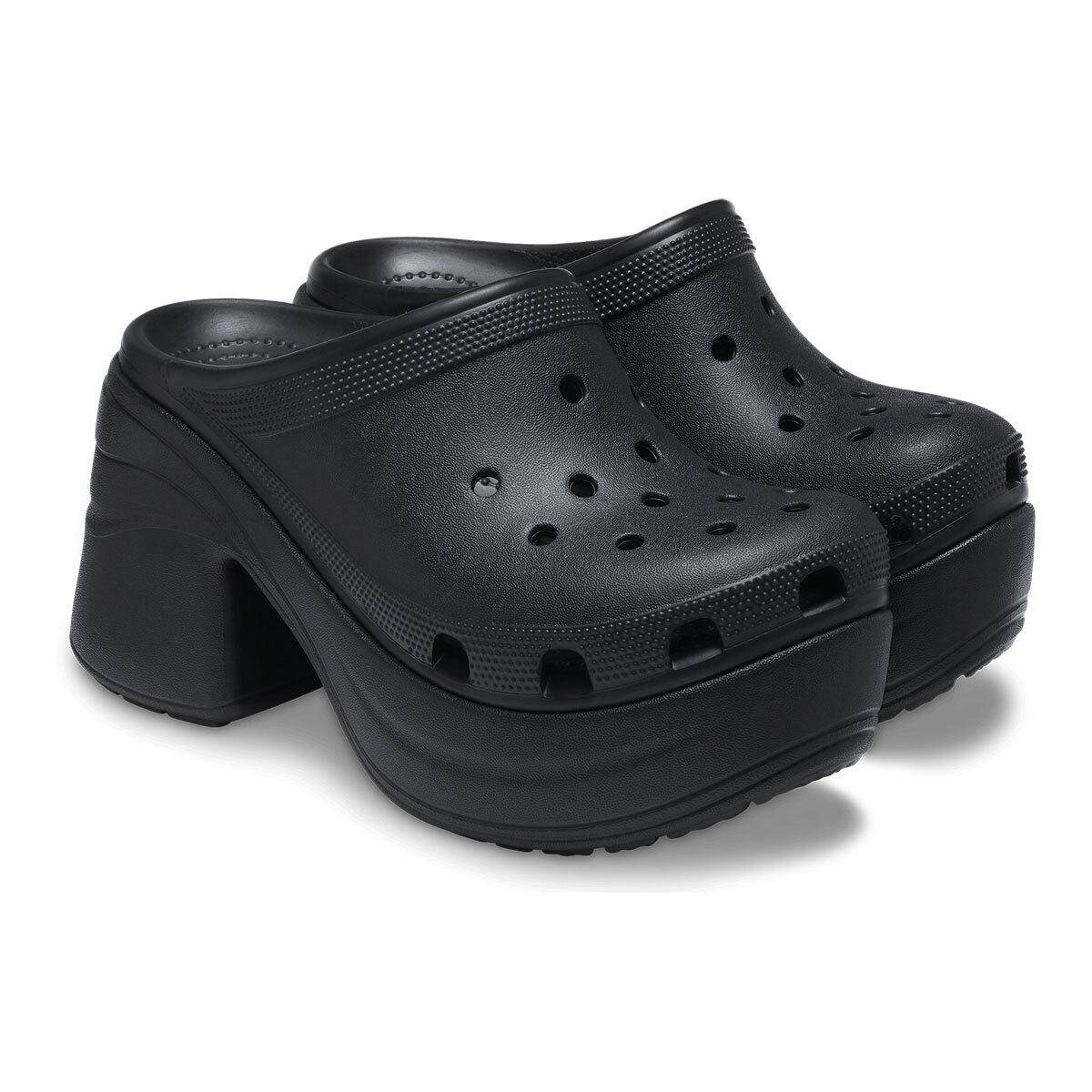 Nya Damer CROCS SIREN CLOG 208547-001 SVART US W 5-12 TAKSE cm