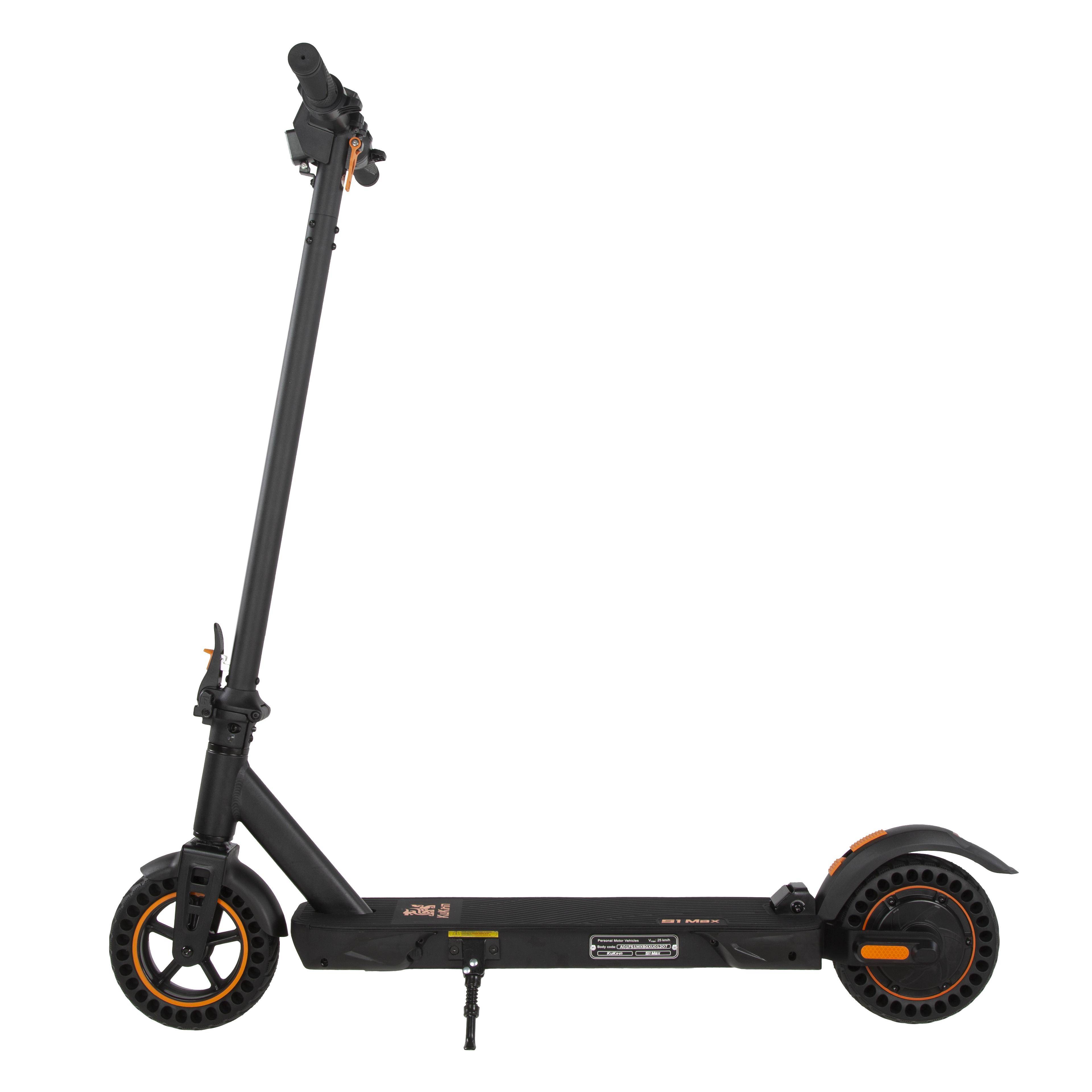 KuKirin S1 Max Elscooter för vuxna för stadspendling 350W motor 36V10.4Ah batteri 8 tums däck Bekväm transport EScooter med hopfällning