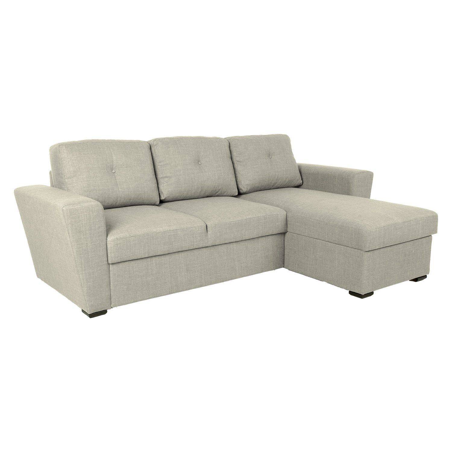 Hörnbäddsoffa Korsvik - Beige Bäddsoffa Tyg