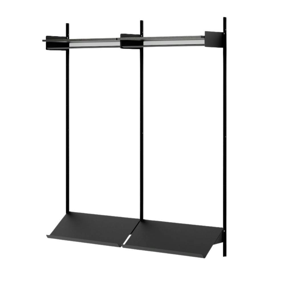 New Works Wardrobe Shelf 2 Hylla Black Ash/Black