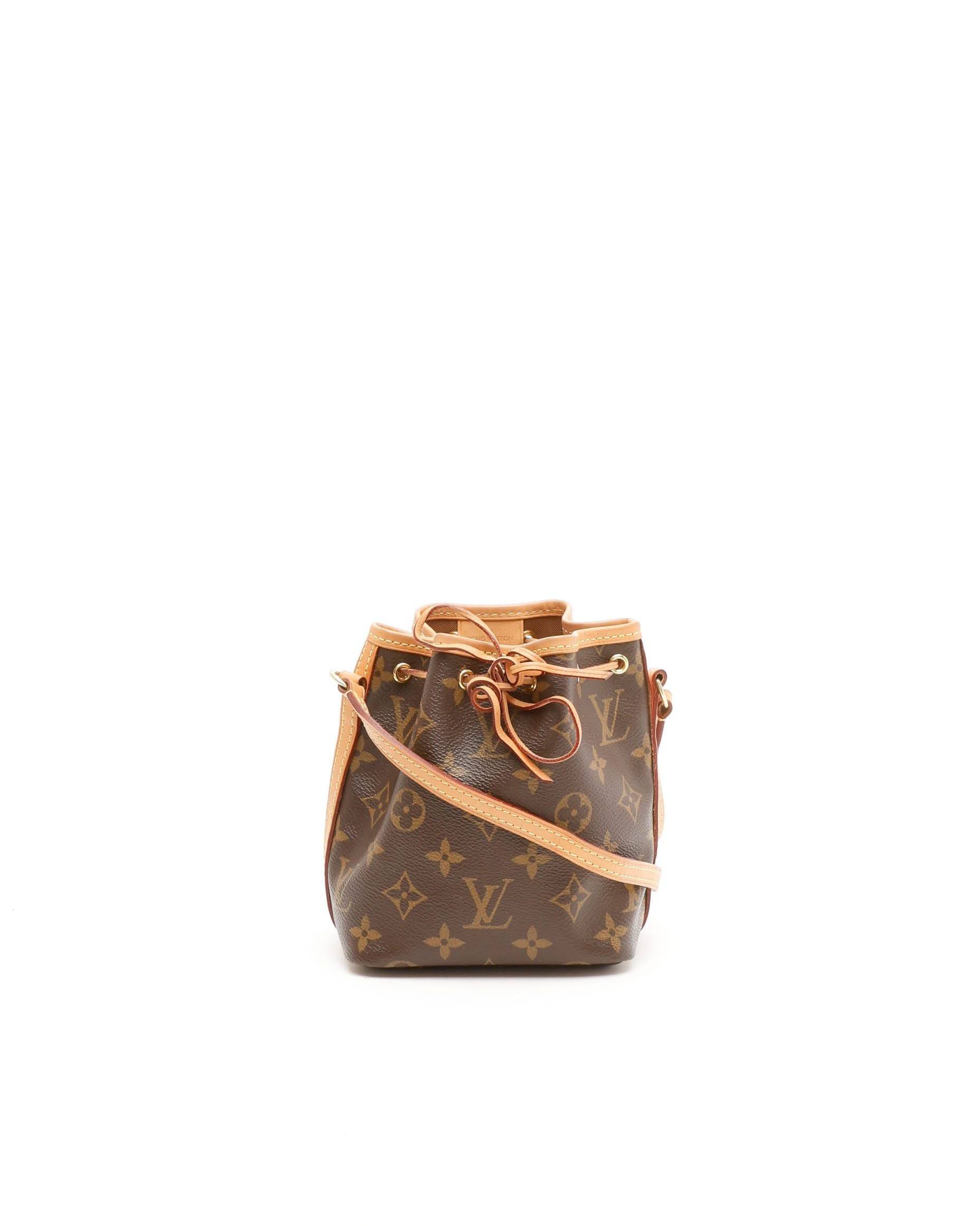 Louis Vuitton Monogram Nano Noé Bag - Brown - One Size