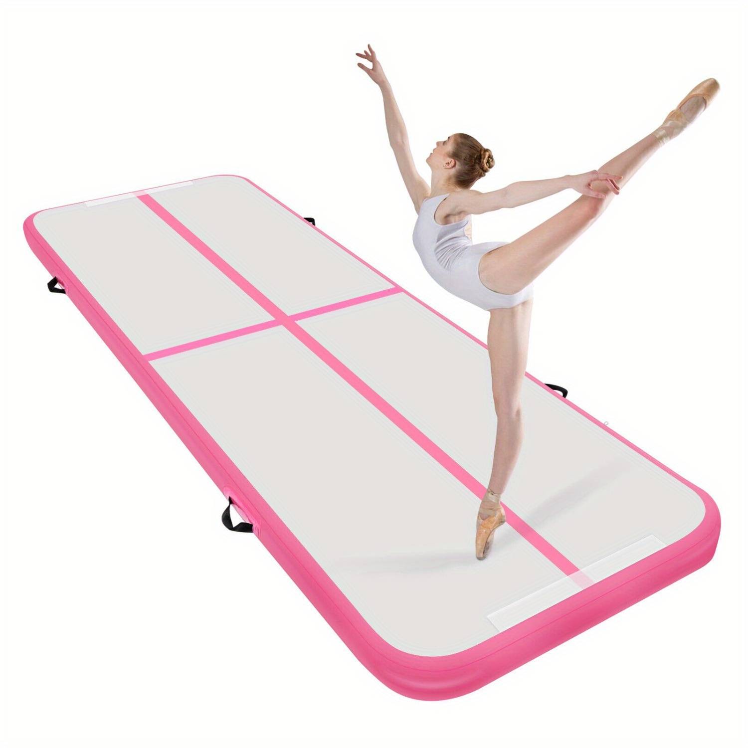 TEMU X 1m X 10cm 10ft Air Inflatable Tumbling Gymnastics Mat For Yoga Training