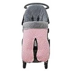 JYOKO KIDS Vinteråkpåse kompatibel med Stokke (Pink Sparkles)