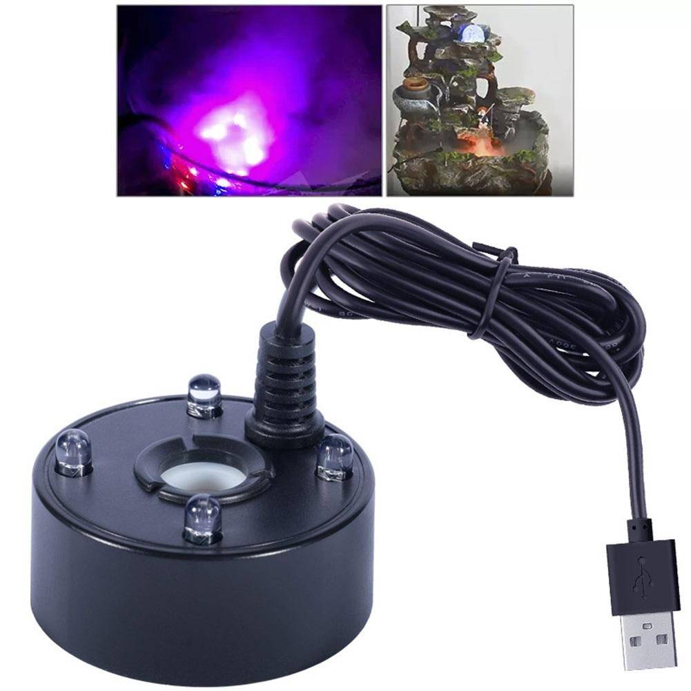 Avdunstningskapacitet Ml H Dimmaskin LED Ful Lights USB Mist Maker Ful Lights vit