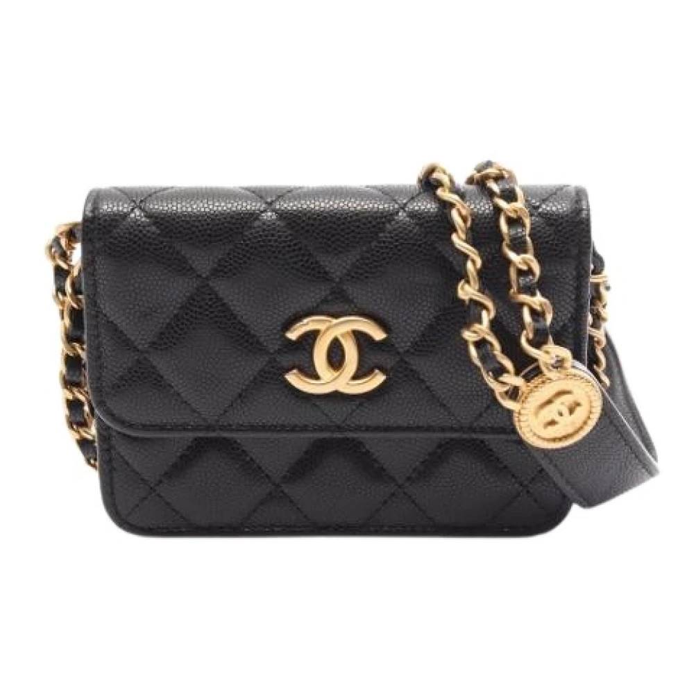 Chanel Vintage Pre-owned Mini Shoulder Bag - Vintage - Dame - Sort - ONE SIZE - Uld