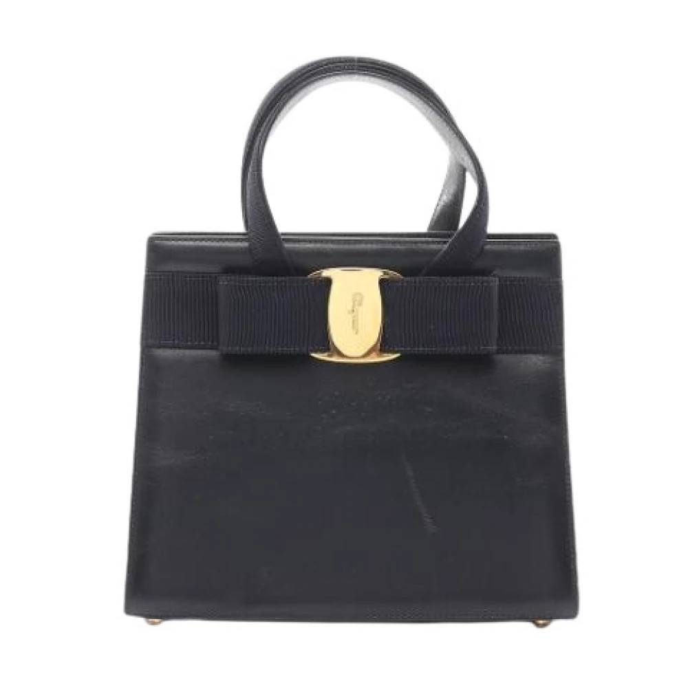 Salvatore Ferragamo Pre-owned - Pre-owned Läder Handväska Vintage - Dam - ONE Size - Läder