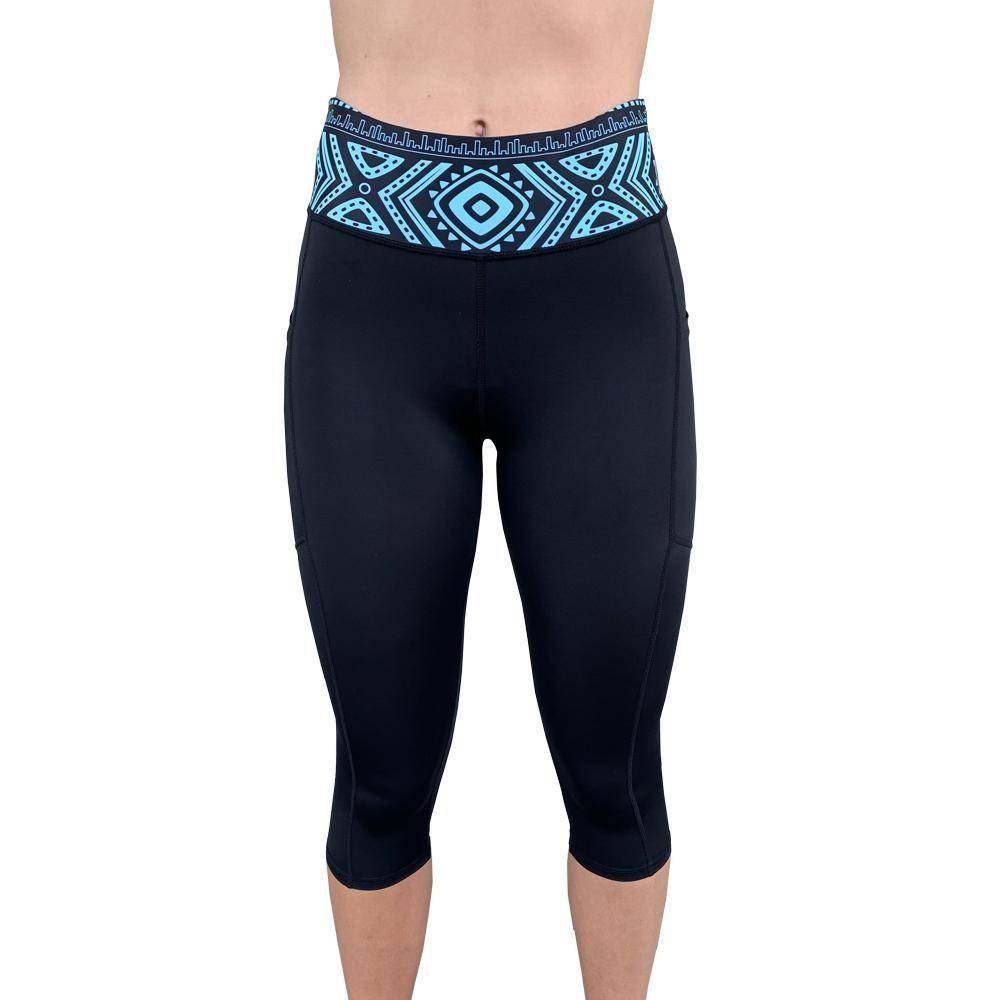 ENDAST XS & S - Vaikobi Activ UV 3/4 Leggings, Dam, Medium (Medium)