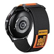 För Samsung Galaxy Watch 6/5/4 40 mm 44 mm/Watch 5 Pro 45 mm armband, 20 mm nylon ersättningsarmband för Vivoactive 5/3, för Galaxy Watch 6 Classic 43 mm 47 mm/Watch 4 Classic/Watch 3/Active 2/Gear