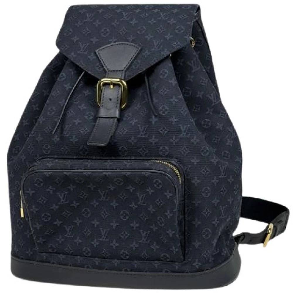 Louis Vuitton Vintage Pre-owned Vintage Monogram Mini Rygsæk - Vintage - Dame - Blå - ONE SIZE -