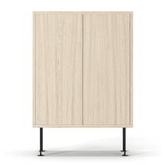 Decotique Vogue 64 Skåp Vitpigmenterad Ek / Svart - Skåp & vitrinskåp Mdf Vitpigmenterad Ek - 309948-308809