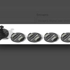 Scalextric - Guide (1x) + Braid plates (4x)