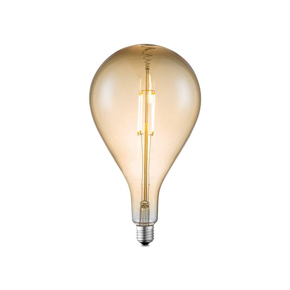Home Sweet Home LED Globepære 4W(40W) 827 400lm Dim Gold Dråbe Ø160 E27