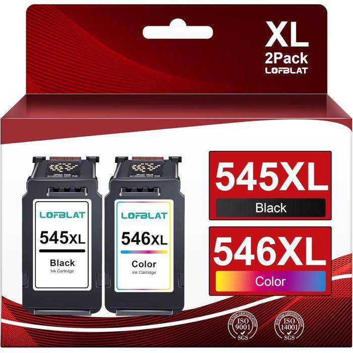 Pg-545 Cl-546Xl Cartouches D'Encre Remplacement Pour Canon 545 546 Xl Pour Pixma Mx495 Tr4550 Tr4551 Ts3150 Ts3151 Mg2450 Mg2500 M
