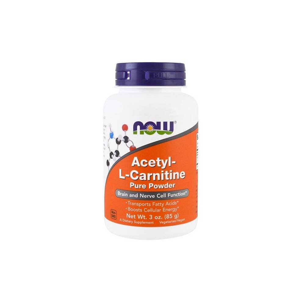 NOW Foods, Acetyl-L-Carnitine Pure Powder, 3 oz (85 g)