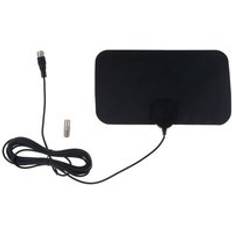 Kebidumei 4k digital tv antenn 25db high gain hd tv dtv box eu plug 50 miles booster aktiv inomhusantenn hd flat