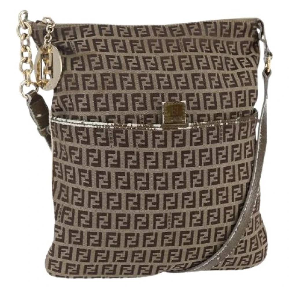 Fendi Vintage - Pre-owned Vintage Canvas Cross Body Bag Vintage - Dam - ONE Size -