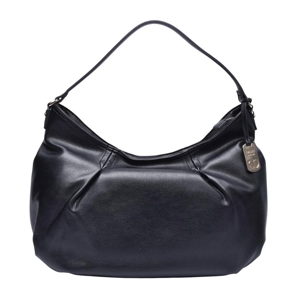 Twinset Hobo Skuldertaske - Tasker - Dame - Sort - ONE SIZE - Uld