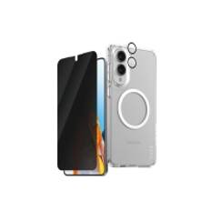 PanzerGlass CARE by ® Flagship 3-in-1 Privacy Bundle Samsung S25 Edge, Samsung, Samsung - Galaxy S25 Edge 5G, Tør påføring, Ridseresistent, Stødresis